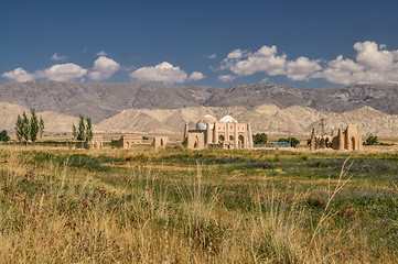 Image showing Temple ruins in Kyrgyzstan