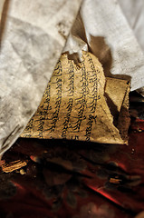 Image showing ancient buddhist texts