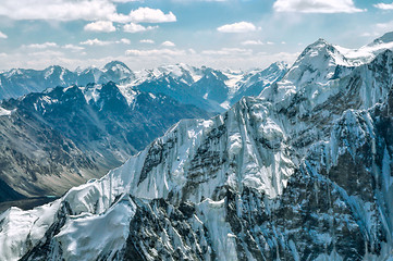 Image showing Mountain peaks in Pamir