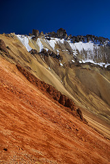 Image showing Colored mountain