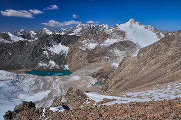 Image showing Lake in Ala Archa in Kyrgyzstan