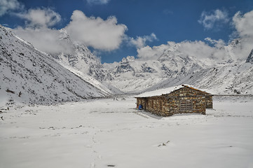 Image showing Himalayas near Kanchenjunga