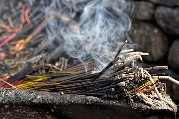 Image showing burning incense