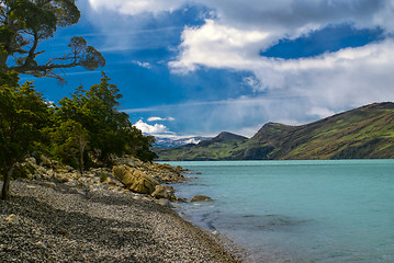 Image showing Lake in Torres del Paine