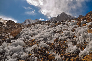 Image showing Ice crystals in Tajikistan