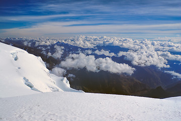 Image showing View from Huayna Potosi