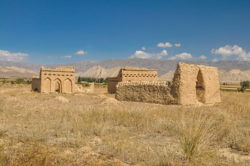 Image showing Temple ruins in Kyrgyzstan