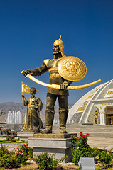 Image showing Monument of independence in Ashgabat