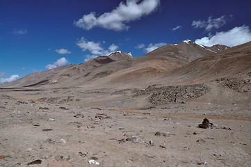 Image showing Arid valley in Tajikistan