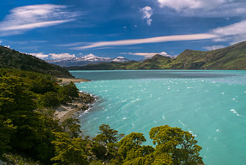 Image showing Lake in Torres del Paine