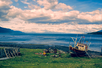 Image showing Old fishing boat