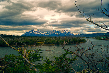 Image showing River in Torres del Paine