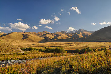 Image showing Grasslands in Kyrgyzstan