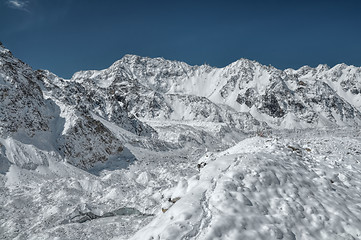 Image showing Himalayas near Kanchenjunga