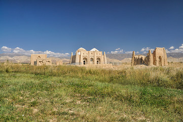 Image showing Temple ruins in Kyrgyzstan