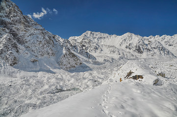 Image showing Himalayas near Kanchenjunga