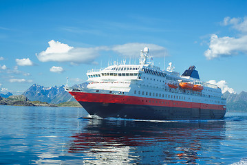 Image showing Passenger ship in Norway