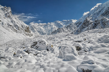 Image showing Himalayas near Kanchenjunga