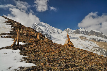 Image showing Scenery in Himalayas