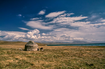 Image showing Yurts in Kyrgyzstan