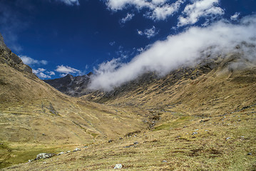 Image showing Valley in Andes