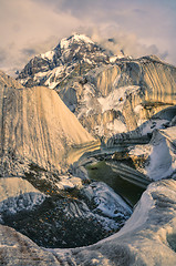 Image showing Engilchek glacier