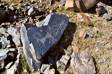 Image showing Ancient pictograms