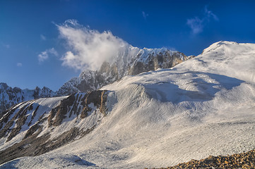 Image showing Mountain peaks in Tajikistan