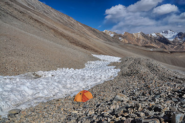 Image showing Camping in Pamir