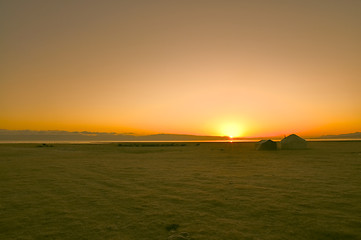 Image showing Yurts in Kyrgyzstan