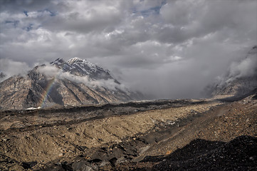 Image showing Glacier in Kyrgyzstan