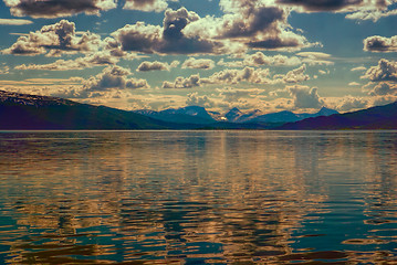 Image showing Clouds over Lofoten