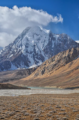 Image showing Arid valley in Tajikistan