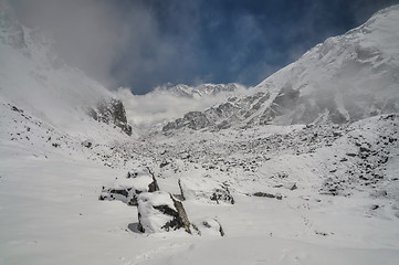 Image showing Himalayas near Kanchenjunga