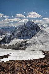 Image showing Mountain peaks in Pamir