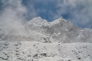 Image showing Himalayas near Kanchenjunga