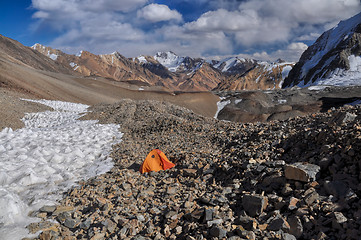 Image showing Camping in Pamir