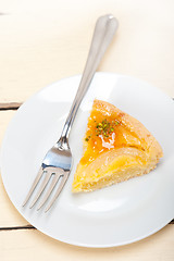 Image showing fresh pears pie dessert cake 