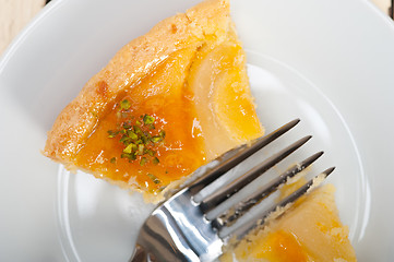 Image showing fresh pears pie dessert cake 