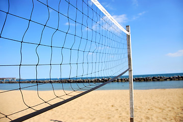 Image showing Volleyball net
