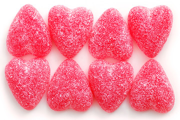 Image showing Candy hearts