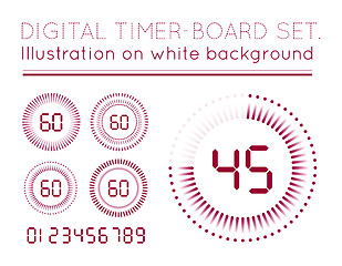 Image showing Digital Countdown Timer