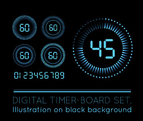 Image showing Digital Countdown Timer