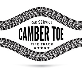 Image showing Camber and toe-car service