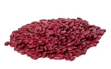 Image showing Red beans isolated on white background