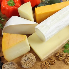 Image showing Cheese board