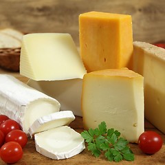 Image showing Cheese board