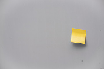 Image showing Post-it note on a wall