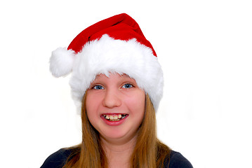 Image showing Chrismas girl