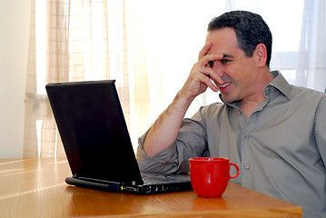 Image showing Man with laptop